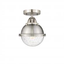Innovations Lighting 288-1C-SN-HFS-64-SN - Hampden - 1 Light - 7 inch - Brushed Satin Nickel - Semi-Flush Mount