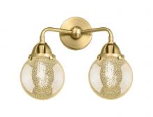 Innovations Lighting 288-2W-SG-G208-6 - Beacon - 2 Light - 14 inch - Satin Gold - Bath Vanity Light