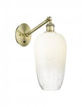 Innovations Lighting 317-1W-AB-G484-7OP - Brookhaven Flute - 1 Light - 7 inch - Antique Brass - Sconce