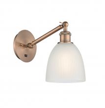 Innovations Lighting 317-1W-AC-G381 - Castile - 1 Light - 6 inch - Antique Copper - Sconce