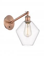 Innovations Lighting 317-1W-AC-G652-8 - Cindyrella - 1 Light - 8 inch - Antique Copper - Adjustable Sconce