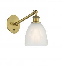 Innovations Lighting 317-1W-BB-G381 - Castile - 1 Light - 6 inch - Brushed Brass - Sconce