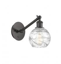 Innovations Lighting 317-1W-OB-G1213-6 - Athens Deco Swirl - 1 Light - 6 inch - Oil Rubbed Bronze - Sconce