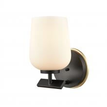 Innovations Lighting 420-1W-BSB-W - Remy - 1 Light - 5 inch - Black Satin Brass - Bath Vanity Light