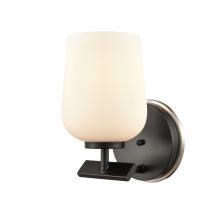 Innovations Lighting 420-1W-BSN-W - Remy - 1 Light - 5 inch - Black Satin Nickel - Bath Vanity Light
