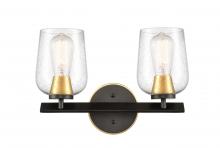 Innovations Lighting 420-2W-BSG-G4204 - Remy - 2 Light - 15 inch - Black Satin Gold - Bath Vanity Light