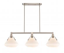 Innovations Lighting 422-3I-SN-G4221-10 - Luna - 3 Light - 42 inch - Satin Nickel - Cord hung - Island Light