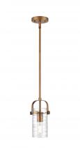 Innovations Lighting 423-1S-BB-G423-7DE - Pilaster II Cylinder - 1 Light - 5 inch - Brushed Brass - Pendant