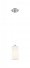 Innovations Lighting 434-1P-SN-G434-7WH - Crown Point - 1 Light - 5 inch - Satin Nickel - Pendant