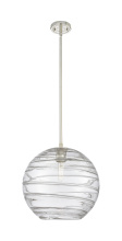Innovations Lighting 434-1S-PN-G1213-12CL - Crown Point - 1 Light - 12 inch - Polished Nickel - Pendant