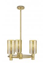 Innovations Lighting 434-3CR-BB-G434-7ME - Crown Point - 3 Light - 18 inch - Brushed Brass - Pendant