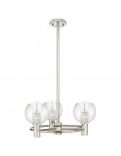Innovations Lighting 434-3CR-PN-G124-6 - Crown Point - 3 Light - 20 inch - Polished Nickel - Pendant