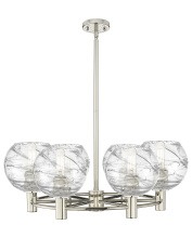 Innovations Lighting 434-6CR-PN-G1213-6CL - Crown Point - 6 Light - 26 inch - Polished Nickel - Chandelier