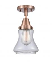 Innovations Lighting 447-1C-AC-G192 - Bellmont - 1 Light - 6 inch - Antique Copper - Flush Mount