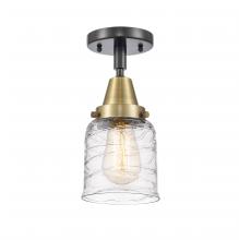 Innovations Lighting 447-1C-BAB-G513 - Bell - 1 Light - 5 inch - Black Antique Brass - Flush Mount