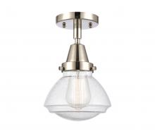 Innovations Lighting 447-1C-PN-G324 - Olean - 1 Light - 7 inch - Polished Nickel - Flush Mount