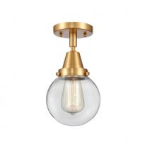 Innovations Lighting 447-1C-SG-G202-6 - Beacon - 1 Light - 6 inch - Satin Gold - Flush Mount