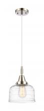 Innovations Lighting 447-1P-PN-G713 - Bell - 1 Light - 8 inch - Polished Nickel - Mini Pendant