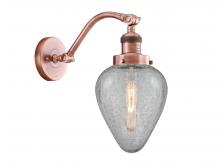 Innovations Lighting 515-1W-AC-G165 - Geneseo - 1 Light - 7 inch - Antique Copper - Sconce