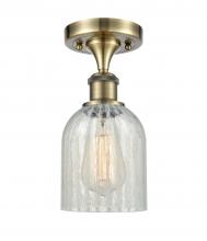 Innovations Lighting 516-1C-AB-G2511 - Caledonia - 1 Light - 5 inch - Antique Brass - Semi-Flush Mount