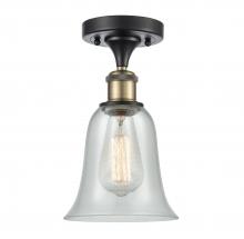 Innovations Lighting 516-1C-BAB-G2812 - Hanover - 1 Light - 6 inch - Black Antique Brass - Semi-Flush Mount