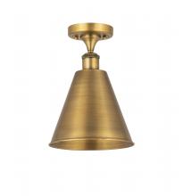 Innovations Lighting 516-1C-BB-MBC-8-BB - Berkshire - 1 Light - 8 inch - Brushed Brass - Semi-Flush Mount