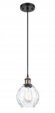 Innovations Lighting 516-1P-BAB-G362 - Waverly - 1 Light - 6 inch - Black Antique Brass - Cord hung - Mini Pendant