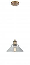 Innovations Lighting 516-1P-BB-G132 - Orwell - 1 Light - 8 inch - Brushed Brass - Cord hung - Mini Pendant