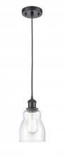 Innovations Lighting 516-1P-OB-G394 - Ellery - 1 Light - 5 inch - Oil Rubbed Bronze - Cord hung - Mini Pendant