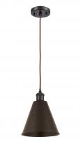 Innovations Lighting 516-1P-OB-MBC-8-OB - Berkshire - 1 Light - 8 inch - Oil Rubbed Bronze - Cord hung - Mini Pendant