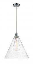 Innovations Lighting 516-1P-PC-GBC-164 - Berkshire - 1 Light - 16 inch - Polished Chrome - Cord hung - Pendant