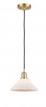 Innovations Lighting 516-1P-SG-G131 - Orwell - 1 Light - 8 inch - Satin Gold - Cord hung - Mini Pendant