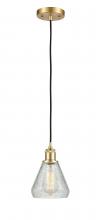 Innovations Lighting 516-1P-SG-G275 - Conesus - 1 Light - 6 inch - Satin Gold - Cord hung - Mini Pendant
