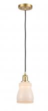 Innovations Lighting 516-1P-SG-G391 - Ellery - 1 Light - 5 inch - Satin Gold - Cord hung - Mini Pendant