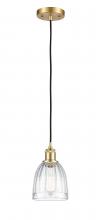 Innovations Lighting 516-1P-SG-G442 - Brookfield - 1 Light - 6 inch - Satin Gold - Cord hung - Mini Pendant