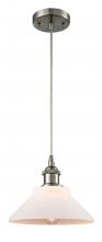 Innovations Lighting 516-1P-SN-G131 - Orwell - 1 Light - 8 inch - Brushed Satin Nickel - Cord hung - Mini Pendant