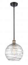 Innovations Lighting 516-1S-BAB-G1213-10 - Athens Deco Swirl - 1 Light - 10 inch - Black Antique Brass - Mini Pendant