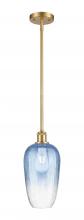 Innovations Lighting 516-1S-SG-G484-7SB - Brookhaven Flute - 1 Light - 7 inch - Satin Gold - Stem hung - Mini Pendant