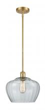 Innovations Lighting 516-1S-SG-G92-L - Fenton - 1 Light - 11 inch - Satin Gold - Mini Pendant