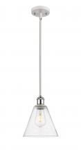 Innovations Lighting 516-1S-WPC-GBC-84 - Berkshire - 1 Light - 8 inch - White Polished Chrome - Mini Pendant