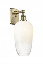 Innovations Lighting 516-1W-AB-G484-7OP - Brookhaven Flute - 1 Light - 7 inch - Antique Brass - Sconce