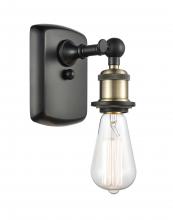 Innovations Lighting 516-1W-BAB - Bare Bulb - 1 Light - 5 inch - Black Antique Brass - Sconce