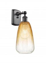 Innovations Lighting 516-1W-OB-G480-6AM - Brookhaven Almond - 1 Light - 6 inch - Oil Rubbed Bronze - Sconce