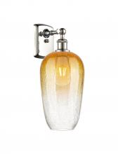 Innovations Lighting 516-1W-PN-G484-7AM - Brookhaven Flute - 1 Light - 7 inch - Polished Nickel - Sconce