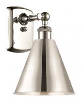 Innovations Lighting 516-1W-PN-MBC-8-PN - Berkshire - 1 Light - 8 inch - Polished Nickel - Sconce