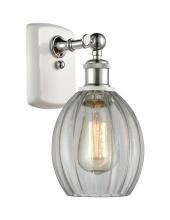 Innovations Lighting 516-1W-WPC-G82 - Eaton - 1 Light - 6 inch - White Polished Chrome - Sconce