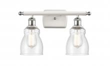 Innovations Lighting 516-2W-WPC-G394 - Ellery - 2 Light - 15 inch - White Polished Chrome - Bath Vanity Light