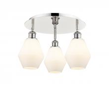 Innovations Lighting 516-3C-PN-G651-6 - Cindyrella - 3 Light - 18 inch - Polished Nickel - Semi-Flush Mount