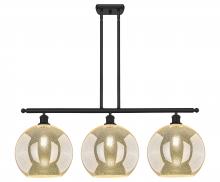Innovations Lighting 516-3I-BK-G128-12 - Athens - 3 Light - 38 inch - Matte Black - Stem Hung - Island Light