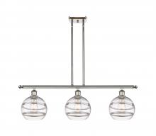 Innovations Lighting 516-3I-PN-G556-8CL - Rochester - 3 Light - 36 inch - Polished Nickel - Stem hung - Island Light